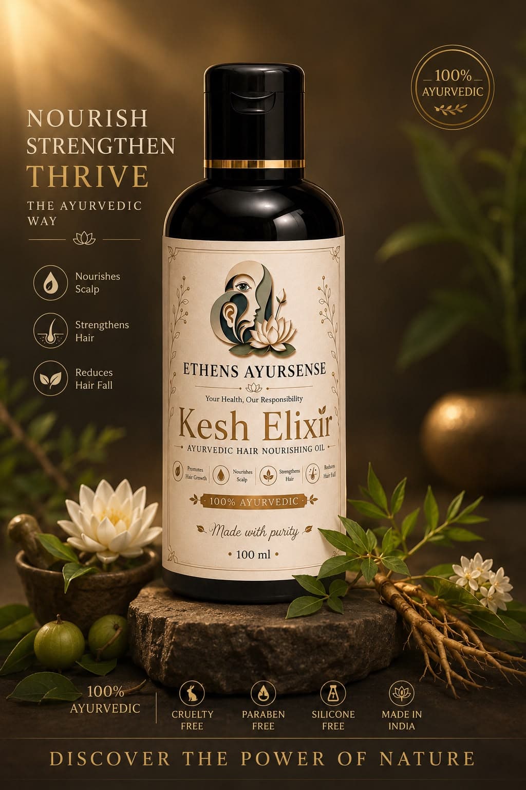 Kesh Elixir - Ayurvedic Hair Nourishing Oil